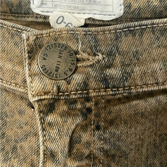 Current/Elliott Women's Y2K Boa Print Ankle Skinny Jeans in Brown Size 29 - Picture 6 of 10